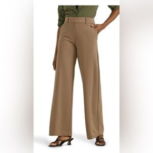 Lee Wide Leg Comfort Waistband Pants – Size XS – Khaki